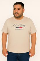 Camiseta Plus Size Thoux 100% Algodão Estampa Nautical Masculina