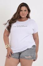 Camiseta Plus Size Tshirt Feminina Eu sou suave