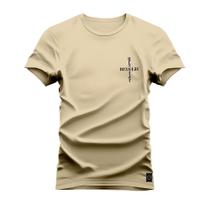 Camiseta Plus Size Unissex 100% Algodão Estampada Premium Nexstar Racional Peito