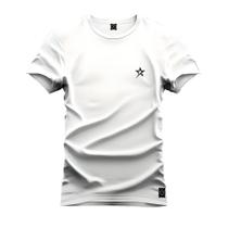 Camiseta Plus Size Unissex Algodão Macia Premium Estampada Nexstar No Peito