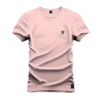 Camiseta Plus Size Unissex Algodão Macia Premium Estampada Nexstar No Peito