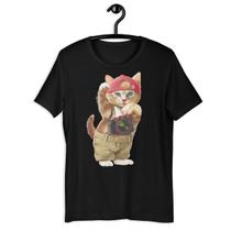 Camiseta Plus Size Unissex Gato Cat Lover