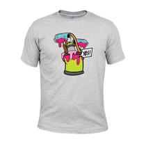 Camiseta Plus Size Unissex Malha 30.1 Spray Yes