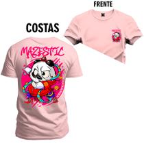 Camiseta Plus Size Unissex Premium T-shirt Mazesty Frente Costas