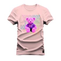 Camiseta Plus Size Unissex Premium T-shirt Work Your