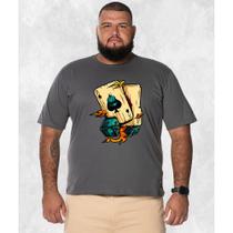 Camiseta Plus Size Unissex T-Shirt Premium Sorte Nas Cartas