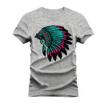 Camiseta Plus Size Unissex Varias Cores Penas