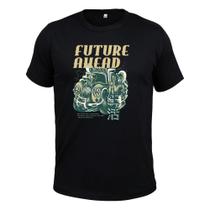 Camiseta Plus Size Várias Cores Malha 30.1 Estampada Future