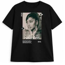 Camiseta Plus Sized Ariana Grande Premium 100% Algodão Unissex Estampa Exclusiva