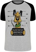 Camiseta Pluto prisão Blusa Plus Size extra grande adulto ou infantil Camiseta Pluto prisão Blusa Plus Size extra grande adulto ou infantil
