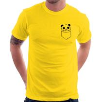 Camiseta Pocket Panda - Foca na Moda