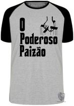 Camiseta Poderoso Chefão Paizão Blusa Plus Size extra grande adulto ou infantil Camiseta Poderoso Chefão Paizão Blusa Plus Size extra grande adulto ou infantil