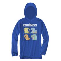 Camiseta Pokémon Boys Charizard de manga comprida Royal Heather Camiseta Pokémon Boys Charizard de manga comprida Royal Heather