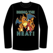 Camiseta Pokémon Charizard Team Evolution para meninos