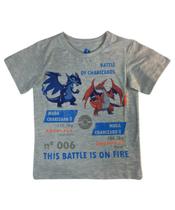 Camiseta Pokémon Mega Charizard Juvenil - Sanninme