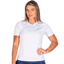 Camiseta Poker Esportiva Basic Feminina Branco