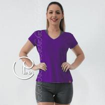 Camiseta Poliamida Dry Fit Seca Fácil P M G GG PINA