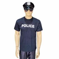 Camiseta Policial Masculino Adulto Camiseta Policial Masculino Adulto