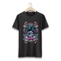 Camiseta Poliéster Camisa Com Estampa Feminina Original Moda Camiseta Poliéster Camisa Com Estampa Feminina Original Moda