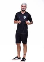 Camiseta poliester lec azul marinho