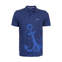 Camiseta Polo Azul Marinho Masculina Anemoss Marine Camiseta Polo Azul Marinho Masculina Anemoss Marine
