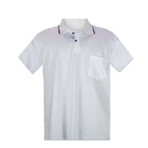 Camiseta Polo Bolso Algodão Manga Curta Camisa Gola Polo