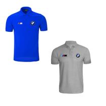 Camiseta Polo Camisa Masculina Camiseta BMW KIT C/2pcs Blusa Masculina