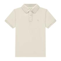 Camiseta Polo em Malha Piquet com Elastano -LucBoo Camiseta Polo em Malha Piquet com Elastano -LucBoo