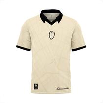 Camiseta Polo Feminina Corinthians 115 anos Camiseta Polo Feminina Corinthians 115 anos