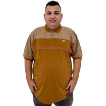 Camiseta Polo Gansgter Camisa Masculina Gola Polo Plus Size