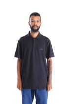 Camiseta polo hocks adulto colors escrita - preto