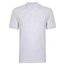 Camiseta Polo Individual Básica Comfort Fit Branco