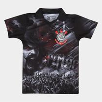 Camiseta Polo Infantil Corinthians Quebrada Camiseta Polo Infantil Corinthians Quebrada