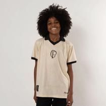 Camiseta Polo Juvenil Corinthians 115 anos Camiseta Polo Juvenil Corinthians 115 anos