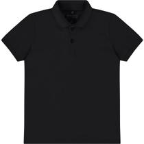 Camiseta Polo Malha Preta