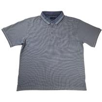 Camiseta Polo Masc Jacquard Plus Size PIerre Cardin