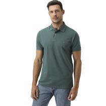 Camiseta Polo Masculina Aramis Detalhe Verde Esmeralda