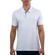 Camiseta Polo Masculina Básica Ogochi Branca
