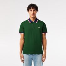 Camiseta Polo Masculina com Gola Contrastante Lacoste Camiseta Polo Masculina com Gola Contrastante Lacoste