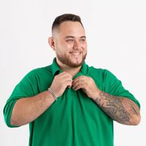 CAMISETA POLO MASCULINA PLUS SIZE ORIGINAL DA ESTILO REI 1UNI . br