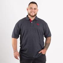 CAMISETA POLO MASCULINA PLUS SIZE ORIGINAL DA ESTILO REI 1UNI . br