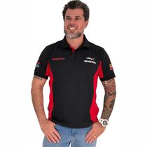 Camiseta Polo Masculina RR HRC MOTOGP