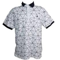 Camiseta Polo Masculina Wolf 100% Algodão