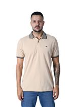 Camiseta Polo Oceano Gola Jacquard 103117 Cor:BegeTamanho:GG Camiseta Polo Oceano Gola Jacquard 103117 Cor:BegeTamanho:GG