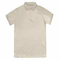 Camiseta Polo Ogochi Infantil Bege 2/8