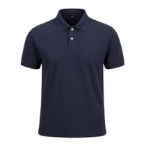 Camiseta Polo Piquet Básica - Masculino Tamanho:MCor:Azul