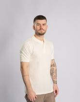 Camiseta Polo Piquet Pima Branca