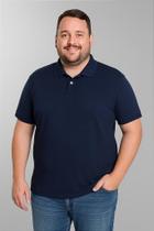 Camiseta Polo Plus Size Masculina Marinho - Conforto e Estilo