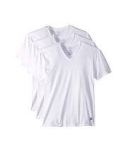 Camiseta POLO RALPH LAUREN Classic Fit com 3 unidades com decote em V Camiseta POLO RALPH LAUREN Classic Fit com 3 unidades com decote em V