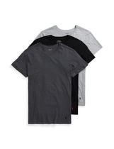 Camiseta POLO RALPH LAUREN Classic Fit com Wicking, pacote com 3 Camiseta POLO RALPH LAUREN Classic Fit com Wicking, pacote com 3